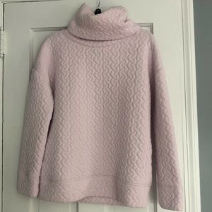 light pink heavy turtle crew neck